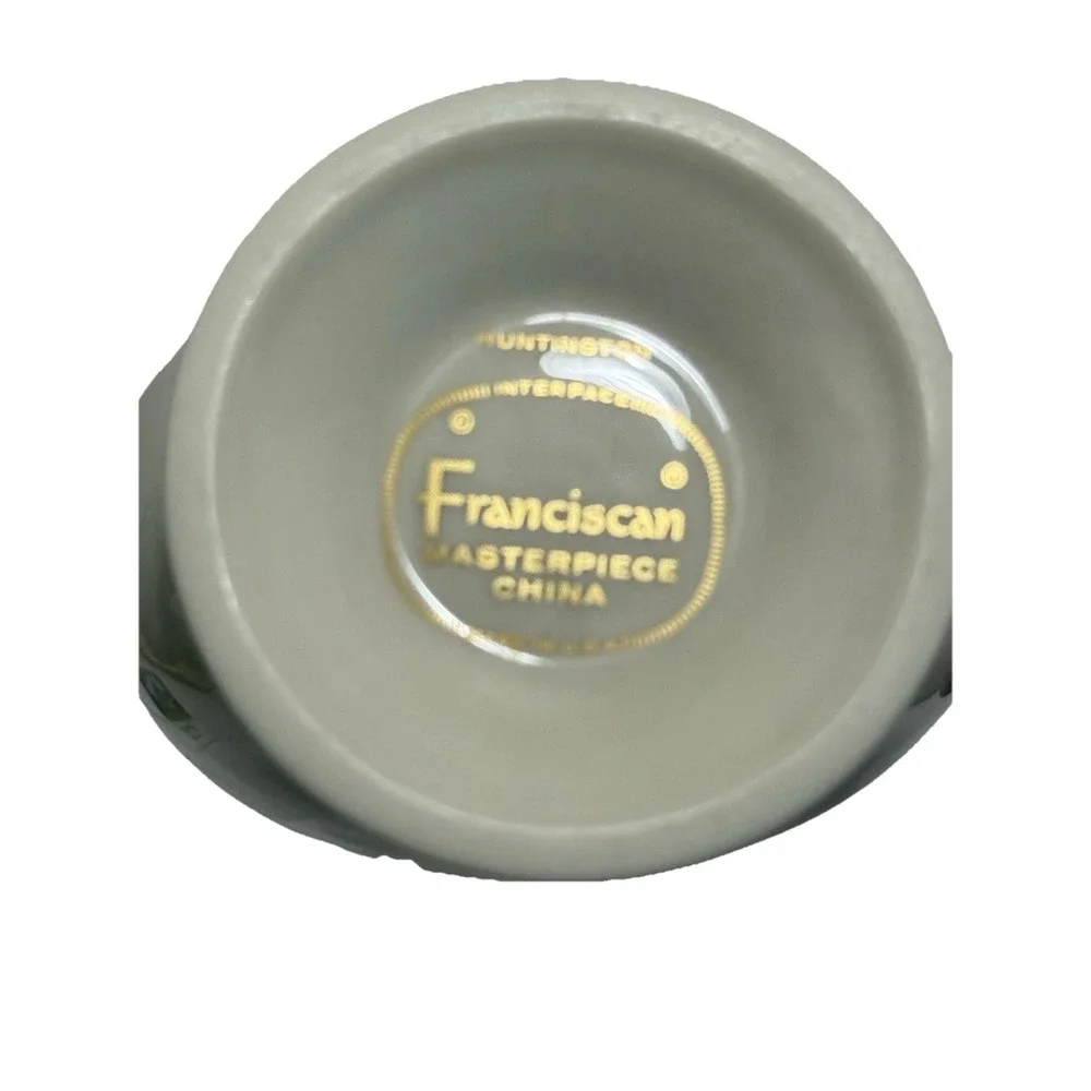 FRANCISCAN‎ HUNTINGTON CREAMER 8 OZ PLATINUM HANDLE & PLATINUM TRIM